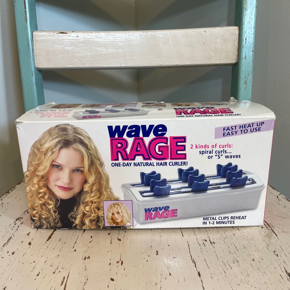 VTG Wave Rage One-Day‎ Hair Curler Spiral S Waves Fast Heat Up Model DC300 READ